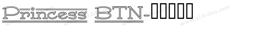 Princess BTN字体转换